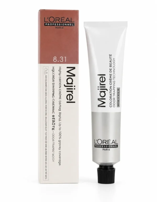 8.31 L'Oreal Professional Majirel 8.31 Light Golden Ash Blond | 60ML