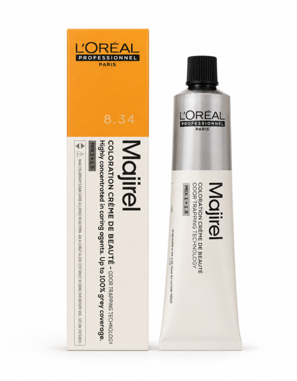 8.34 L'Oreal Professional Majirel 8.34 Golden Copper Blonde | 60ML