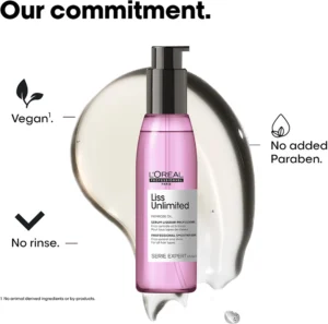 L'Oréal Professionnel Liss Unlimited Primrose Oil (Leave-In Serum) | For Frizz Control (125 ml)